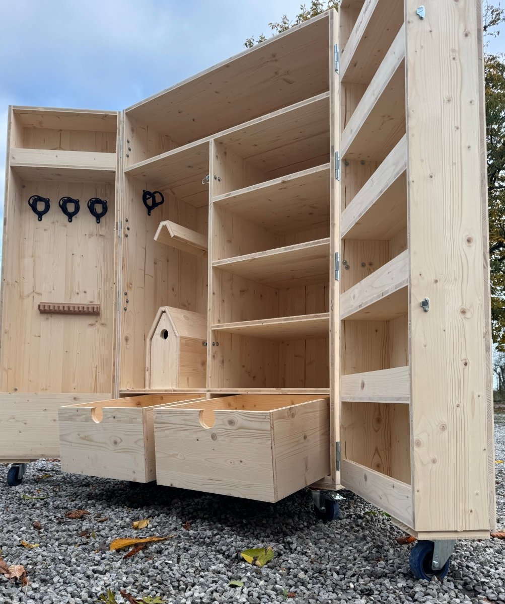 Armoire de sellerie EQUI+ – Fabrication artisanale française haut de gamme - Wood Work