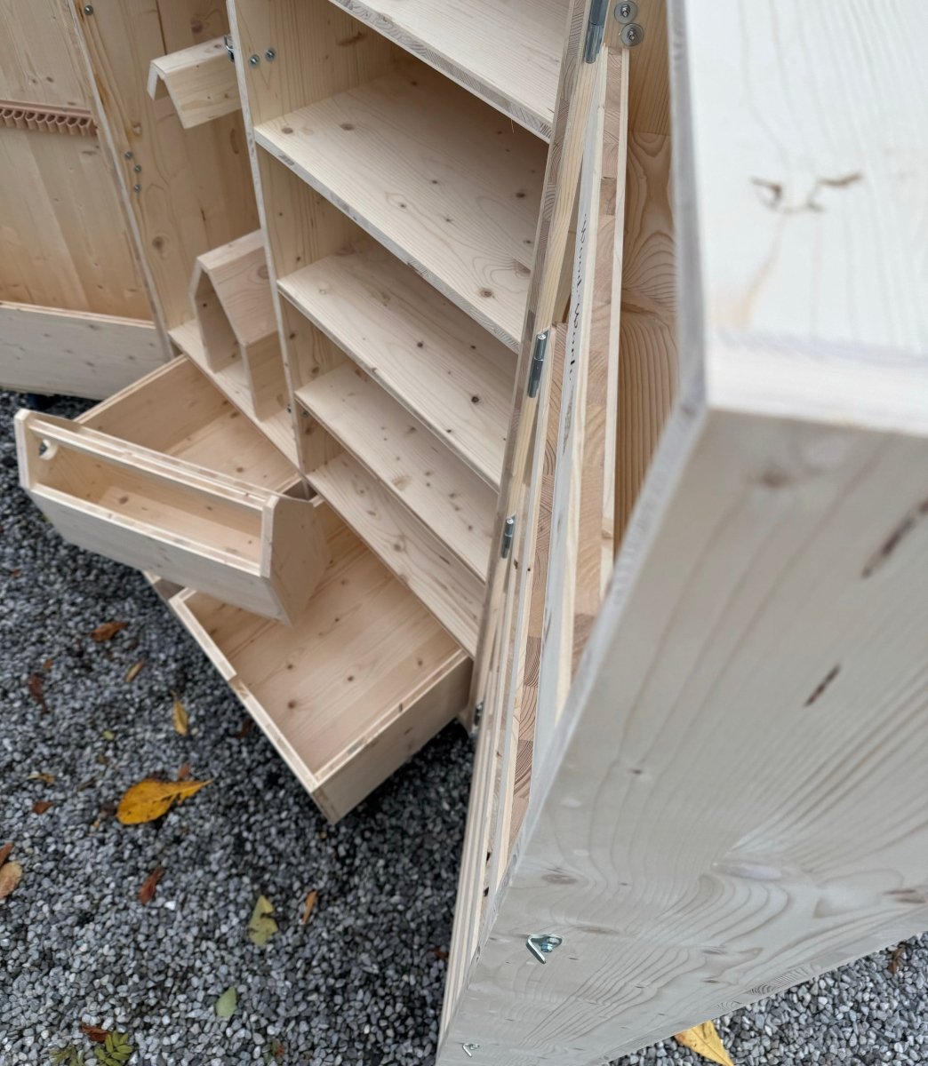 Armoire de sellerie EQUI+ – Fabrication artisanale française haut de gamme - Wood Work