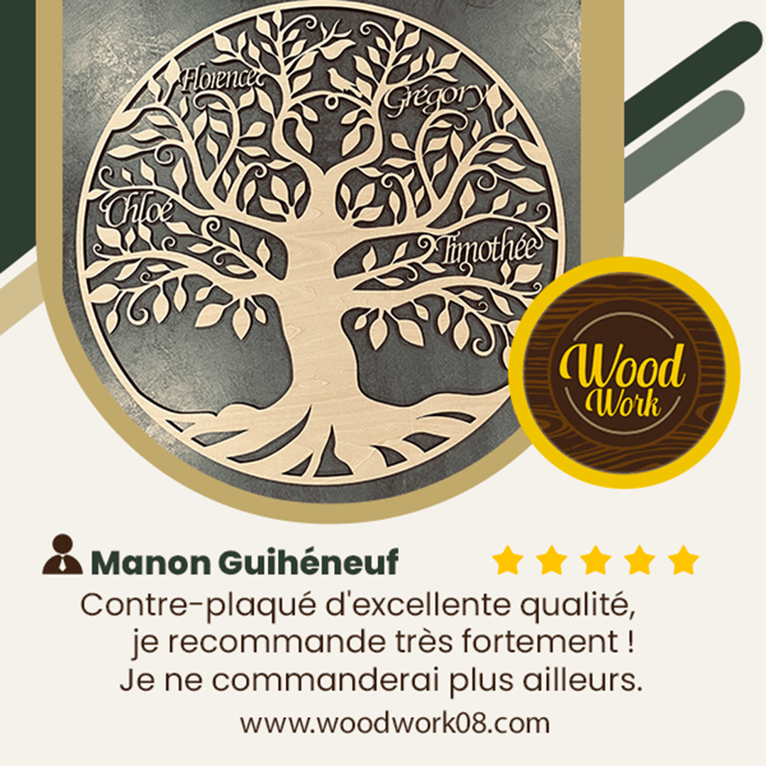 Lot de Panneaux en Contreplaqué de Tilleul – Qualité Pro pour Découpe Laser & CNC - Wood Work