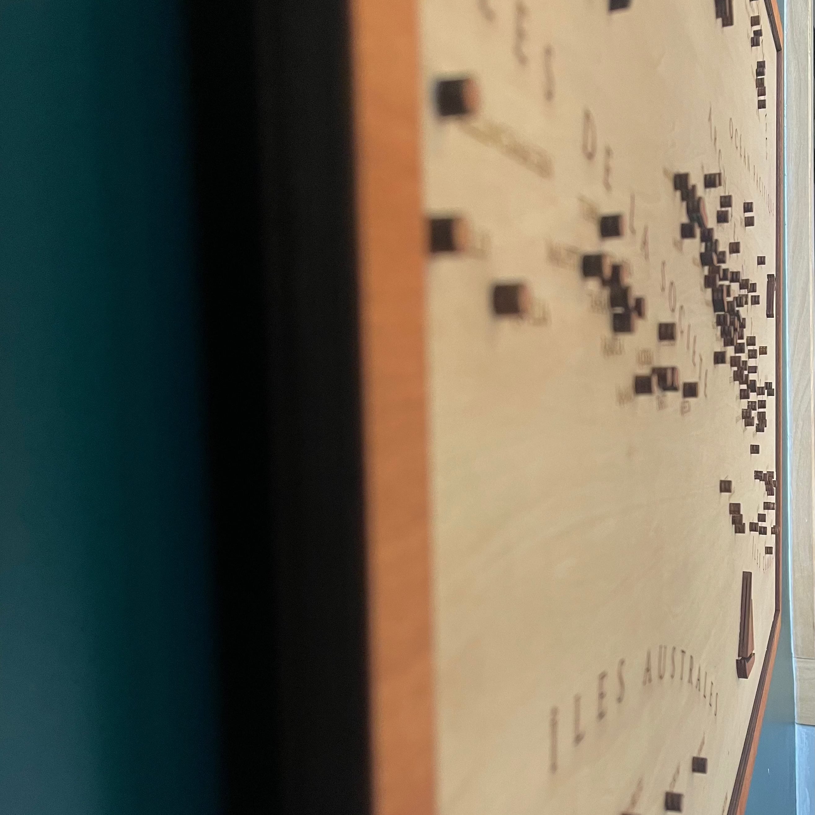 Carte Murale en Bois – Polynésie Française 🇵🇫 : Voyagez depuis chez vous -  Wood Work