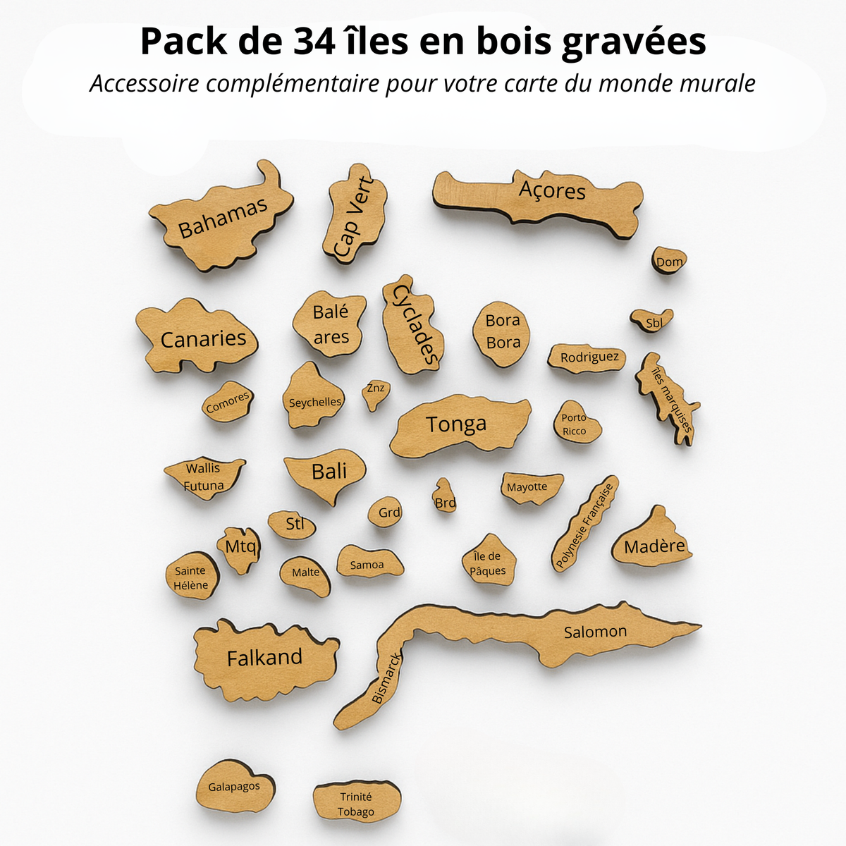 Pack de 34 îles supplémentaires