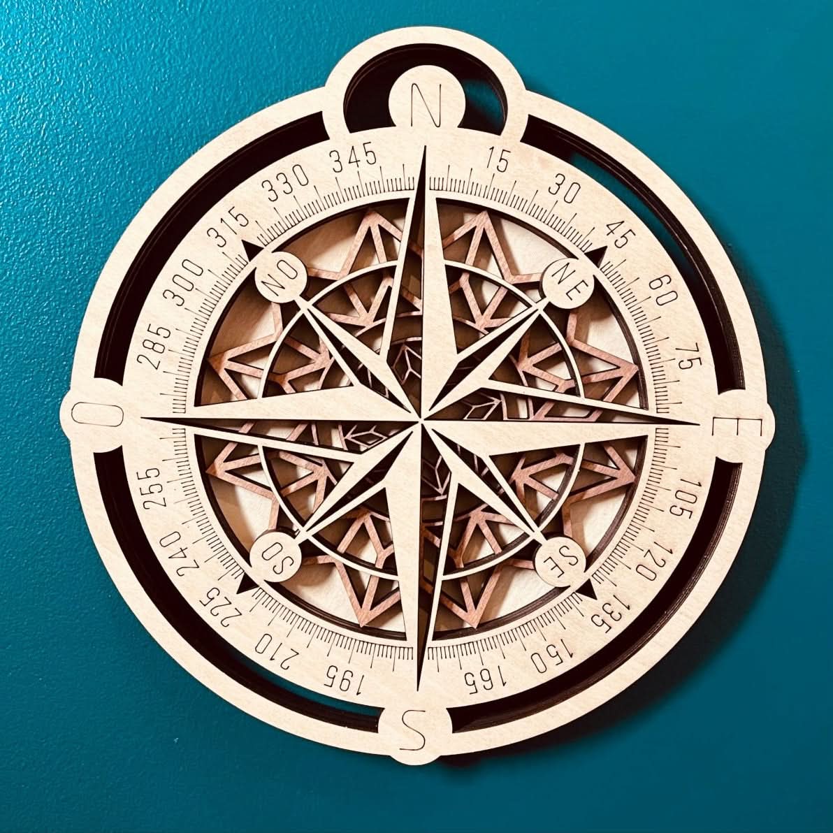 Carte Murale 3D de la Guadeloupe en Bois - Wood Work