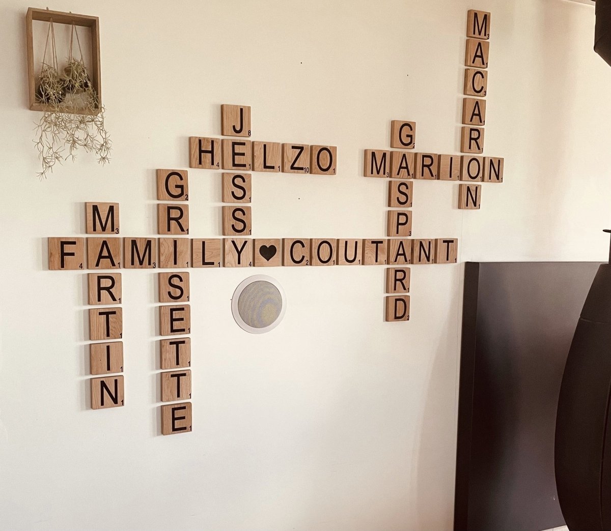 Lettres Scrabble en Chêne Massif - Wood Work